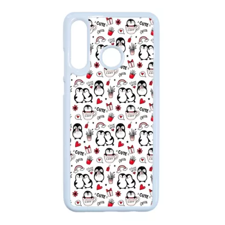 Cuki Pingvines Huawei fehér tok
