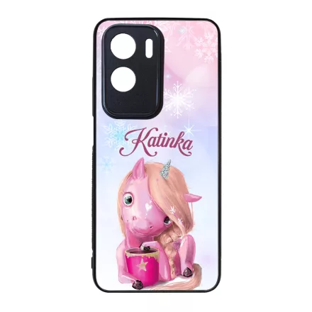 Unikornis és kávé - Téli mintás Honor tok