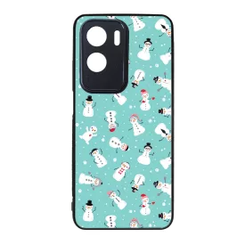 Cuki hóember mintás - Téli mintás Honor tok