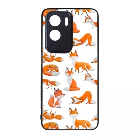 Rajzolt Róka mintás Honor tok