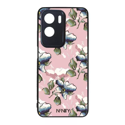 Rózsaszín tavaszi virágok szilikon Honor tok tok