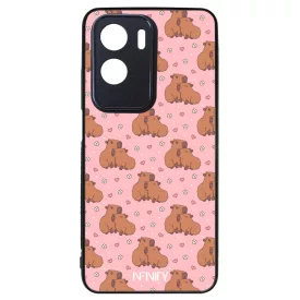 Cuki pink capybara szerelem Honor szilikon tok