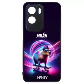 Névvel kérhető - Retro deszkás capybara Honor szilikon tok