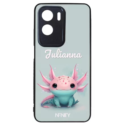 Névvel kérhető - Cuki pasztell Axolotl Honor szilikon tok