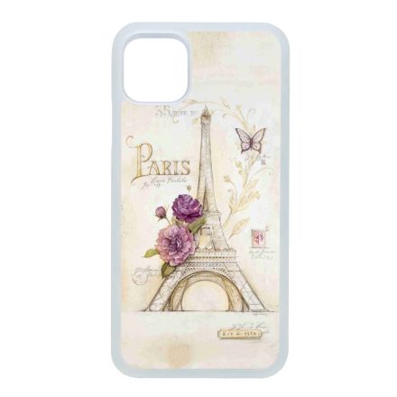 vintage párizs párizsi eiffel torony tornyos iPhone 11 (6.1) átlátszó tok