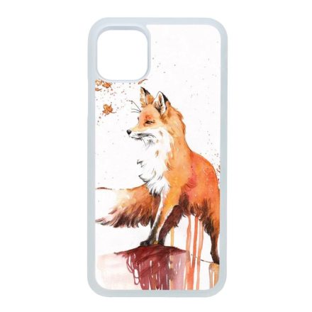 róka rókás fox iPhone 11 (6.1) átlátszó tok