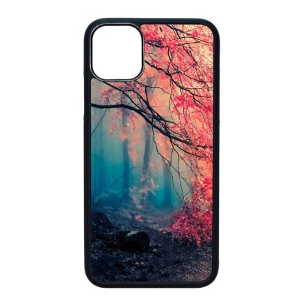 őszi erdős falevél természet iPhone 11 (6.1) fekete tok