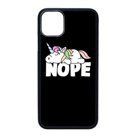 NOPE unikornis unicorn egyszarvú iPhone 11 fekete tok
