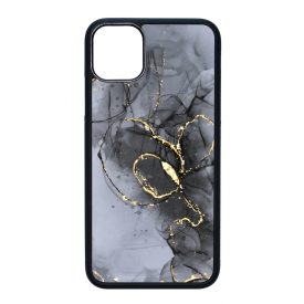 Golden Black marvanyos marvany mintas hatás iPhone 11 tok