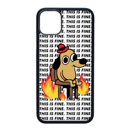 This is fine DOG kutyas meme iPhone 11 tok