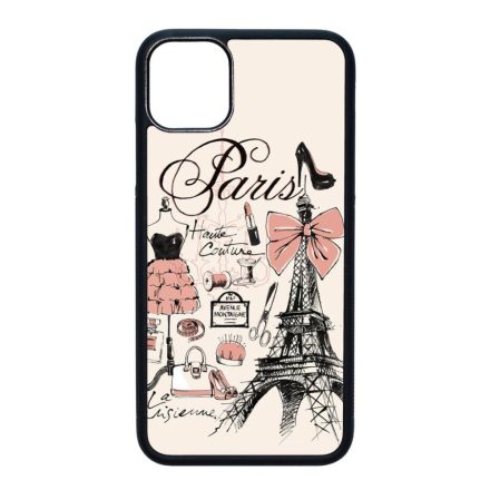 paris párizs eiffel torony tornyos iPhone 11 Pro (5.8) fekete tok