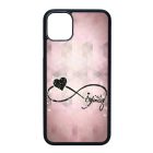 csajos lila infinity infinitis végtelen iPhone 11 Pro Max (6.5) fekete tok