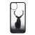 szarvas szarvasos agancs őszi fehér iPhone 11 Pro Max (6.5) fekete tok