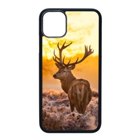 szarvas szarvasos agancs őszi iPhone 11 Pro Max (6.5) fekete tok