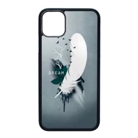 Dream - Álom - Feather, Tollas ajándék nőknek valentin napra iPhone 11 Pro Max (6.5) fekete tok
