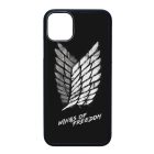 Wings of freedom Attack on titan aot iPhone 11 Pro Max (6.5) fekete tok