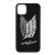 Wings of freedom Attack on titan aot iPhone 11 Pro Max (6.5) fekete tok