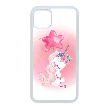 Tündéri unikornis unicorn egyszarvú iPhone 11 Pro Max (6.5) átlátszó tok