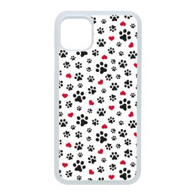 Szívecskés kutya mancs mintás iPhone 11 Pro Max tok