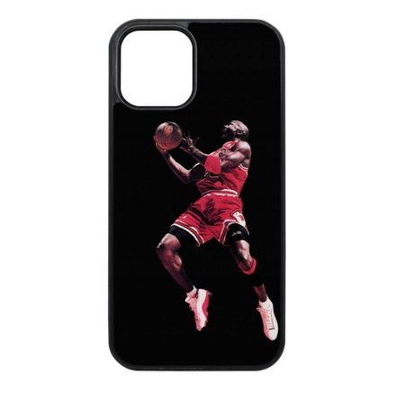 Michael Jordan kosaras kosárlabdás nba iPhone 12 - 12 Pro fekete tok