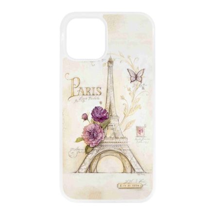 vintage párizs párizsi eiffel torony tornyos iPhone 12 - 12 Pro átlátszó tok