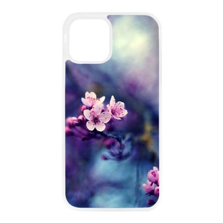 tavasz virágos cseresznyefa virág iPhone 12 - 12 Pro átlátszó tok