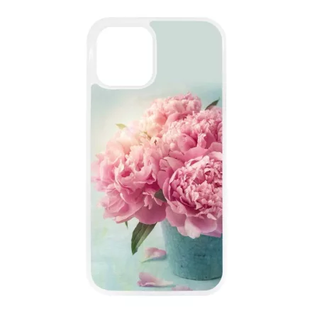 virágos tavaszi vintage rózsaszín rózsás iPhone 12 Pro Max tok