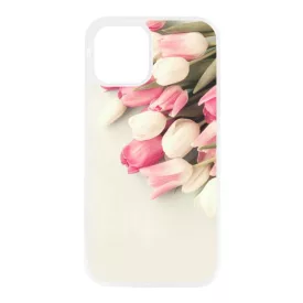 virágos tulipános tavaszi iPhone 12 Pro Max tok