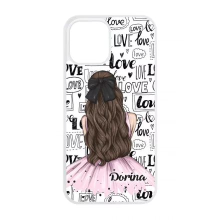 Kérd a Neveddel - LOVE Girl szerelem valentin napi iPhone 12 Pro Max Magsafe tok