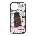 Kérd a Neveddel - LOVE Girl szerelem valentin napi iPhone 12 Pro Max tok