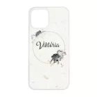 marble marvany mintas Rozsa viragos iPhone 12 Pro Max Magsafe tok