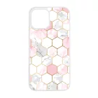 Geometric Rose Gold marvanyos marvany mintas iPhone 12 Pro Max Magsafe tok