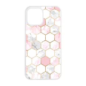 Geometric Rose Gold marvanyos marvany mintas iPhone 12 Pro Max tok