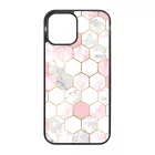 Geometric Rose Gold marvanyos marvany mintas iPhone 12 Pro Max Magsafe tok