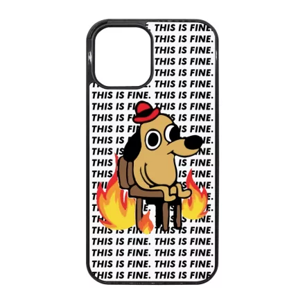 This is fine DOG kutyas meme iPhone 12 Pro Max Magsafe tok