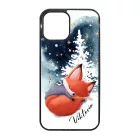 Tündéri róka - Téli mintás iPhone 12 Pro Max tok