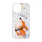 Cuki corgi kutyus - Téli mintás iPhone 12 Pro Max tok