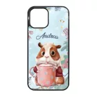 Kakaós hörcsög - Téli mintás iPhone 12 Pro Max tok