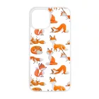 Rajzolt Róka mintás iPhone 12 Pro Max tok