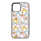 Tündéri Kawaii cica mintás iPhone 12 Pro Max Magsafe tok