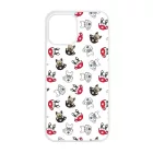 Cuki kávé és kutya mintás iPhone 12 Pro Max tok