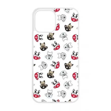 Cuki kávé és kutya mintás iPhone 12 Pro Max Magsafe tok