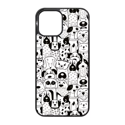 Aranyos kutya mintás iPhone 12 Pro Max Magsafe tok