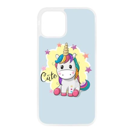unicorn unikornis fantasy csajos iPhone 12 Mini átlátszó tok