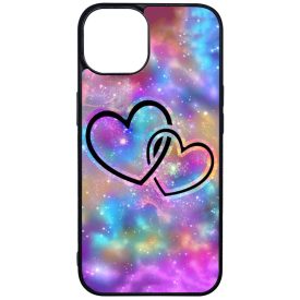 szerelem szerelmes szíves szivecskés hipster iPhone 13 tok