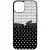 szerelem love fekete fehér pöttyös iPhone 13 tok