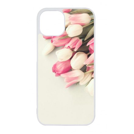 virágos tulipános tavaszi iPhone 13 tok