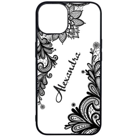 kérd a neveddel csipkés csajos iPhone 13 Magsafe tok