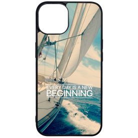 Minden nap egy új kezdet vitorlás tenger nyár iPhone 13 tok
