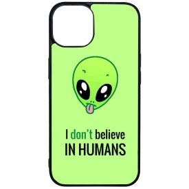 I dont believe in Humans ufo földönkívüli iPhone 13 tok